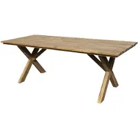 Primaster Gartentisch Manila Holz 220 x 90 x 75 cm
