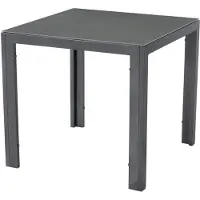 Primaster Gartentisch Alu Loreto 80 x 80 cm