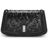 BOSS Ariell Clutch aus Leder mit Pailletten-Verzierung Grösse ONESI