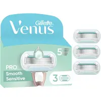 Venus - Pro Smooth Sensitive Rasierklingen - Grün/Weiß - 3 Stück