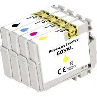 Renkforce Druckerpatrone ersetzt Epson 603XL, T03A6, T03A1, T03A2, T03A3, T03A4 Kompatibel Kombi-Pack Schwarz, Cyan, Ma