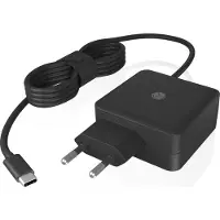 Icy Box IB-PS111-PD, Netzteil für Power Delivery 65 W, integriertes Type-C Kabel, 1,5 m Kabel, schwarz, Drinnen, AC, 1,5 m, Schwarz