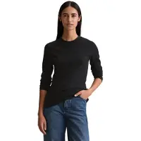 Marc o'polo Marc OPolo DENIM Langarmshirt Rundhalsausschnitt, slim fit, Bio-Baumwolle