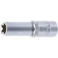 Bgs Steckschlüssel-Einsatz E-Profil, tief Antrieb Innenvierkant 12,5 mm (1/2") SW E16