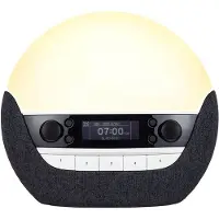Lumie LUXE 750DAB+ Schwarz Sonnenaufgangssimulator mit DAB/DAB+