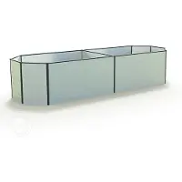 GFP 451 x 119 x 77 cm Hochbeet, Aluminium eloxiert - (GFPV00619)