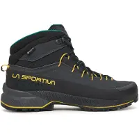 La Sportiva - Approach-Schuhe GORE-TEX - Tx4 Evo Mid GTX Carbon/Bamboo für Herren aus Leder - Größe 44 - schwarz