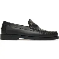 Naked Wolfe Mokassins Riviera Schwarz
