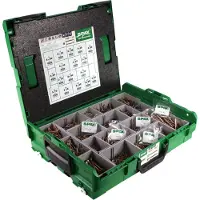 Spax Sortimentskoffer - Senkkopf Kreuzschlitz YELLOX - L-BOXX inkl. 2.930 Schrauben