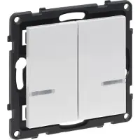 Legrand 765634 Seano with Netatmo Wandsender 2-Fach Farbe: Ultraweiss