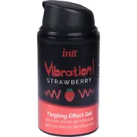 Huismerk Vibration! - flüssiger Vibrator - Erdbeere (15 ml)