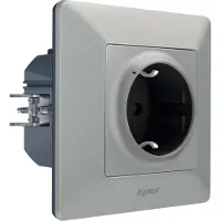 Legrand 752394 Valena Life with Netatmo Schutzko-Steckdose Farbe: Aluminium