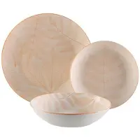 Versa Geschirr Aylen Beige Porzellan 18 Stücke