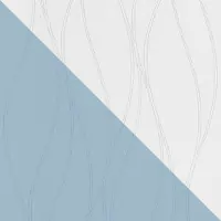 Profhome 244918-GU Streifen Tapete Geschwungene Linien Matt Weiß 0,53 m x 10,05 m 5,33 m2 Weiß