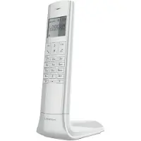 Logicom Luxia 150, DECT-Telefon, Kabelloses Mobilteil, Freisprecheinrichtung, 50 Eintragungen, Anrufer-Identifikation, Grau