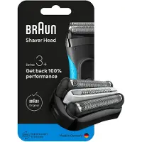 Braun - Series 3+ Electric Shaver ORIGINAL Replacement Head, 32B - Black