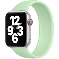 Apple Silikon Solo Loop für das Watch | 44/45/46/49 mm - Größe 8 - Pistachio