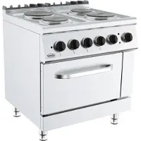 CombiSteel Base 700 Elektroherd 4 Platten Mit El. Backofen