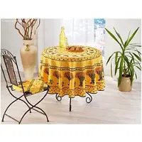 Promo Linge Tischdecken - PROMO WÄSCHE - Weizenstrauß - Polyester - 180cm - gelb
