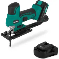 Vonroc Stichsäge 20V - 2.0Ah - Ergonomischer Handgriff | Inkl. Akku und Schnellladegerät