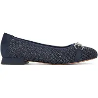 Caprice Ballerina, Blockabsatz, Bequemschuh, Businessschuh mit Schmuckelement