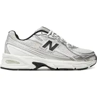 New Balance Unisex. U740V2 Turnschuhe 740, weiß (46.5), Wohnung, Schnürsenkel, Sportlich