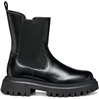 Geox Schnürstiefeletten J Maquinnens J56M6D 0CNNH C9999 D Schwarz