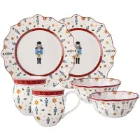 Villeroy & Boch 1485857287, 2 Person(en), Porzellan, Mehrfarbig, Toy's Delight, Rund, 6 Stück(e)