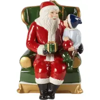 Villeroy & Boch Christmas Toy's Weihnachtsmann auf Stuhl Musikbox