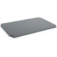 HAY Deckel Colour Crate Lid Metal Large Charcoal