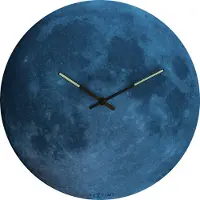 Nextime 3164, Wand, Quarzuhr, Kreis, Grau, Glas, Modern