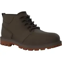 Timberland für Herren. TB0A69TWEM51 Britton Road brauner wasserdichter Lederschnürstiefel aus Leder in der Mitte der Wade (41), Wohnung, Sch