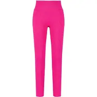 Björn Borg Leggings Studio Seamless Ribbed Tights Damen Pink Glo-M