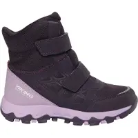 Viking Track Warm WP 2V Mädchen Wasserdichte Winterstiefel mit Warmfutter Aubergine, 3-95615-83