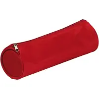 Pagna 22501-03, Weiches Federmäppchen, Nylon, Rot, Einfarbig, Reißverschluss, Uni