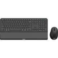 Philips 6000 series SPT6607B/00, Volle Größe (100%), Kabellos, RF Wireless + Bluetooth, Mechanischer Switch, Schwarz, Maus enthalten