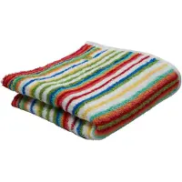 Ross Handtücher Multicolor-Streifen Handtuch 50x100 cm | rot - rot;grün