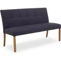 Woodford Esszimmerbank mit Steppung Dakota , grau , Maße (cm): B: 150 H: 89 T: 64.0