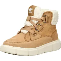 Sorel - Wasserfeste, isolierende Stiefeletten - Explorer III Nw Lace Wp W Tawny Buff Sea Salt für Damen aus Leder - Größe 38,5 - Braun