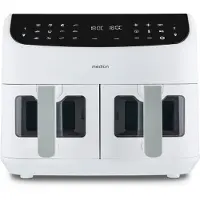 Medion P20 XXL Airfryer Heißluftfritteuse mit 2 Kammern - PFAS frei