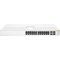HPE Aruba Networking Instant On Switch 24p Gigabit 4p SFP+ 1930, Managed, L2+, Gigabit Ethernet (10/100/1000), Vollduplex, Rack-Einbau, 1U