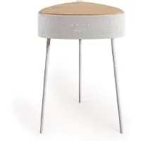 Create Bluetooth-Lautsprecher-Nachttisch in Grau - (B)39,5 x (H)58,5 x (T)36,5 cm - onesize