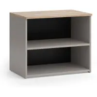 Vicco Lowboard Wido Greige 60 x 50 cm mit 2 Fächern, Model 56615