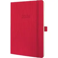 Sigel Wochenkalender 2026 C2634 1W/2S rot 21x13.5cm