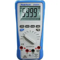 Peaktech P 2025 A - Digitalmultimeter 6.000 Counts 1000V AC/DC 10A AC/DC Auto-Range mit USB