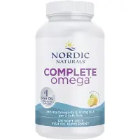 Nordic Naturals Complete Omega 565 mg 120 Weichkapseln - Hervorragender Zitronengeschmack