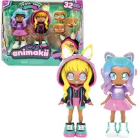 Animakii Cyberpunk-Anime-Puppenset, 14 cm, 32 Stiloptionen