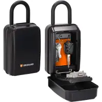 Brihard All Season Shackle XL Schlüsseltresor mit Zahlencode, abnehmbaren Bügel und wasserdichter Abdeckung Outdoor Safe Schlüsselkasten mit Code Zahlenschlo