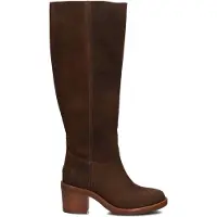 Shabbies Damen Stiefel Puk Tuba - Bruin - Größe 41