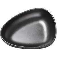 Lind DNA Teller Stoneware Deep Plate Black